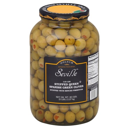 Seville Seville Queen Stuffed Olives 110-120 Count 1 gal., PK4 10768